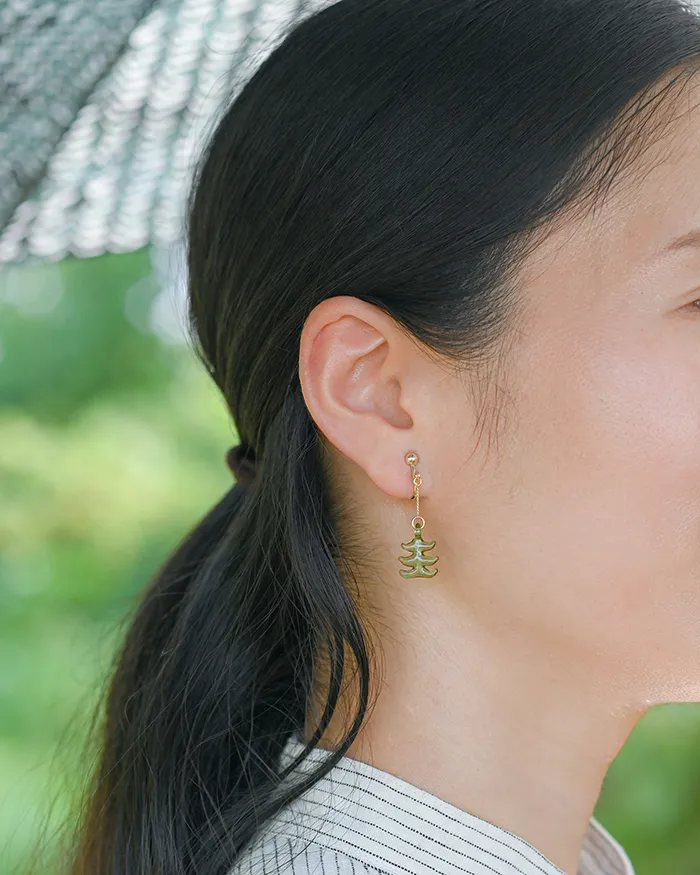 イヤリング 森3